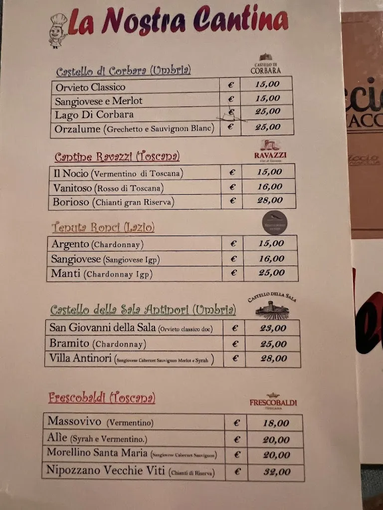 Menu_Da Ciccio a la Capannaccia_Acquapendente_image_1