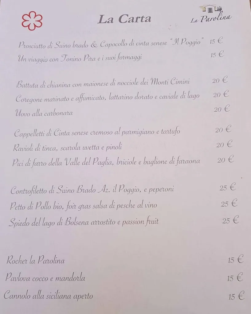 Menu_La Parolina_Acquapendente_image_3