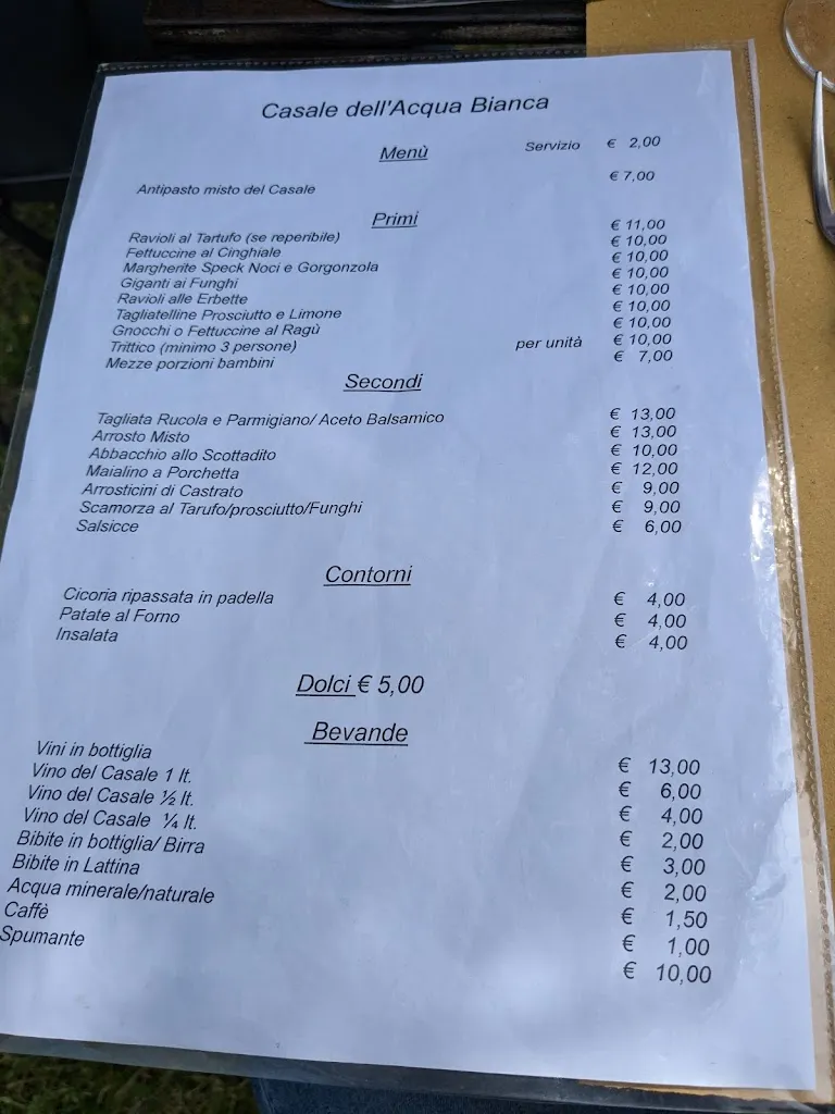 Menu_Casale dell'Acqua Bianca_Allumiere_image_1