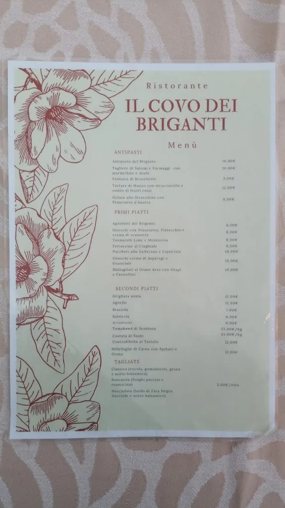 Menu_Il Covo dei Briganti_Alvito_image_2