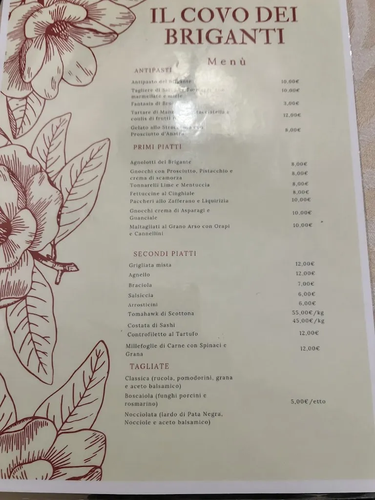 Menu_Il Covo dei Briganti_Alvito_image_4