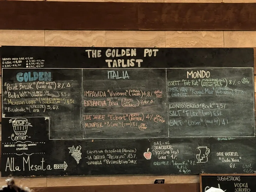 Menu_The Golden Pot Brewpub_Albuccione_image_1