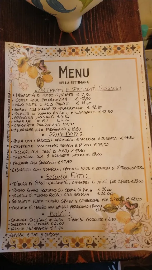 Menu_I sapori di Sicilia_Anguillara Sabazia_image_4