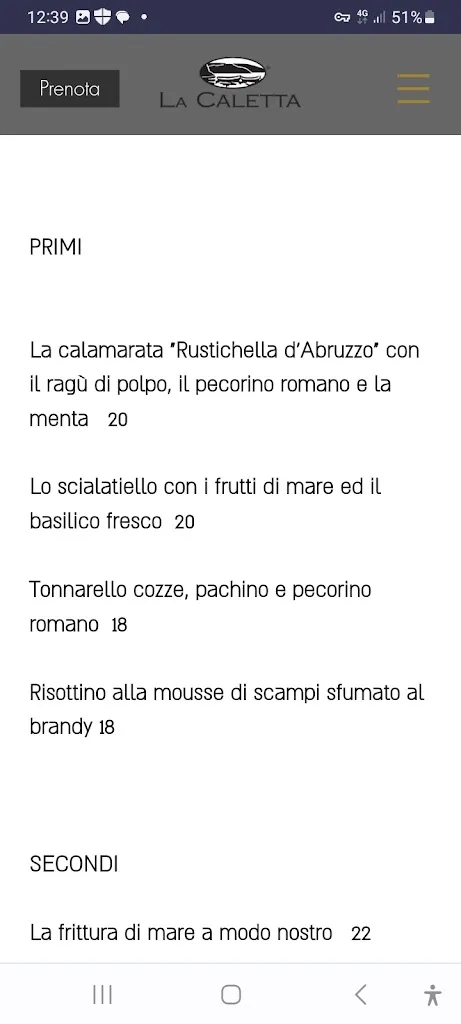 Menu_La Caletta ristorante sul lago_Anguillara Sabazia_image_4