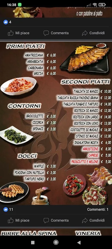Menu_The Big Night_Antrodoco_image_4