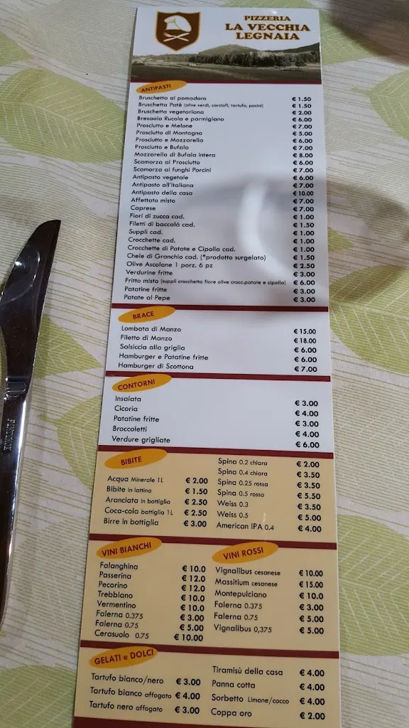 Menu_La Vecchia Legnaia_Arcinazzo Romano_image_4