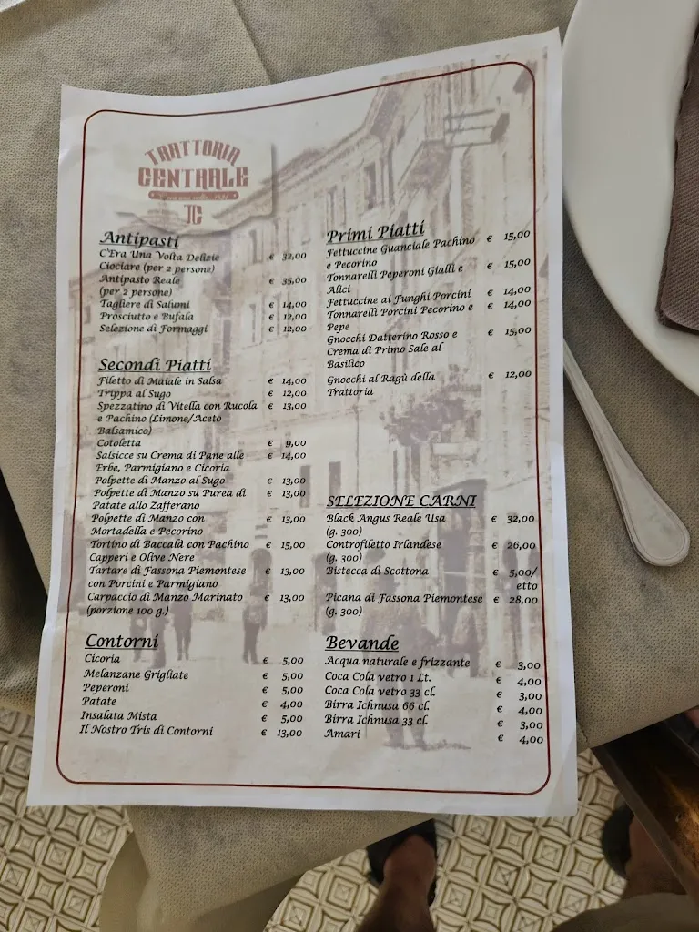 Menu_Trattoria Centrale C'era Una Volta...1891_Anagni_image_1