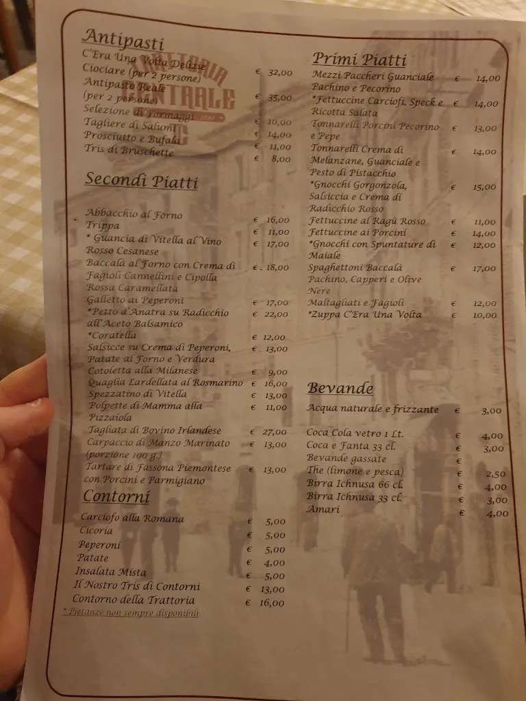 Menu_Trattoria Centrale C'era Una Volta...1891_Anagni_image_4