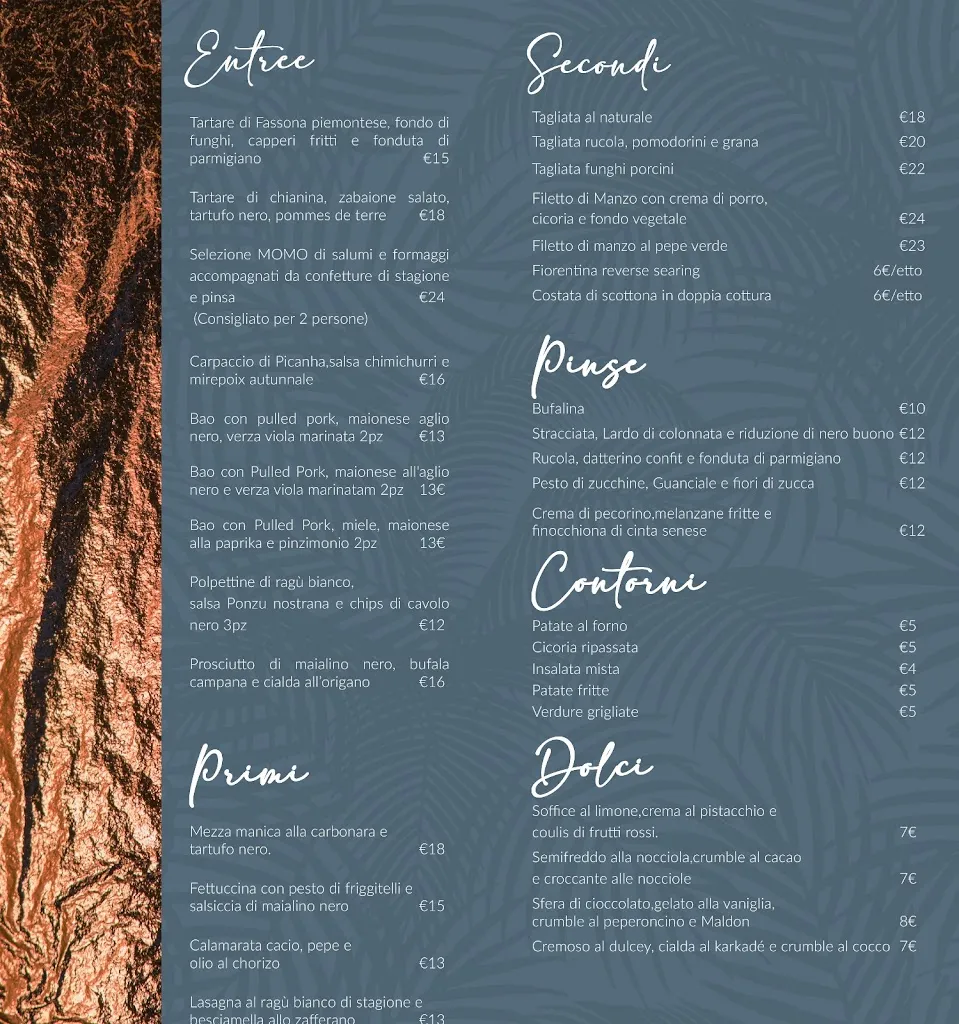 Menu_Momo Restaurant, Pinsa & Show_Aprilia_immagine_2
