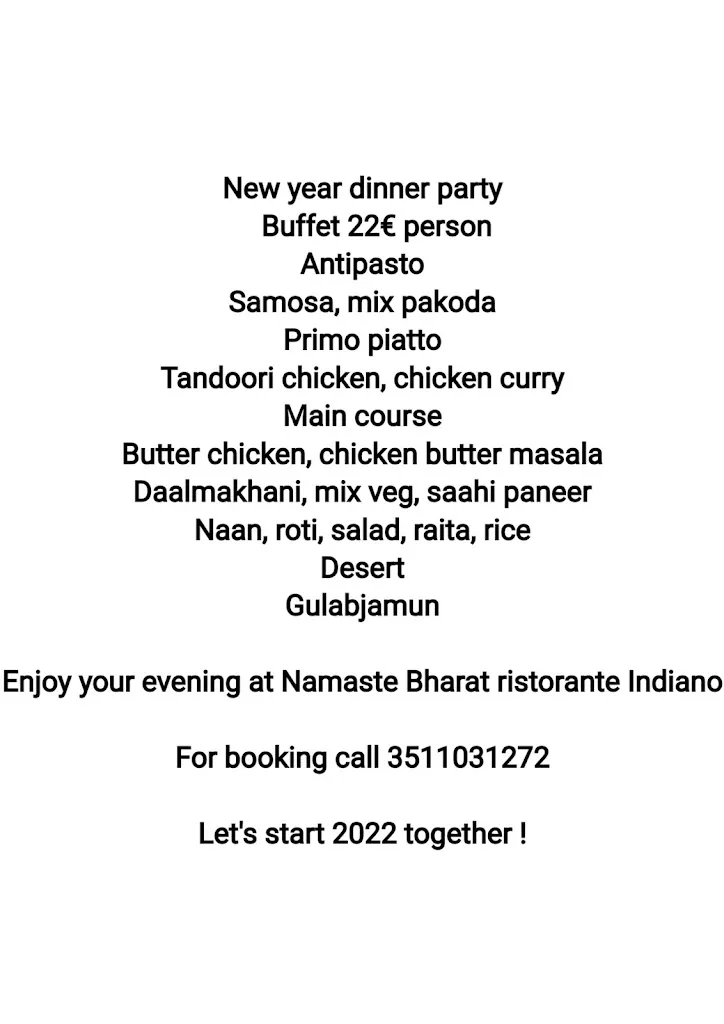 Menu_Namaste Bharat Ristorante Indiano & Catering_Aprilia_image_4