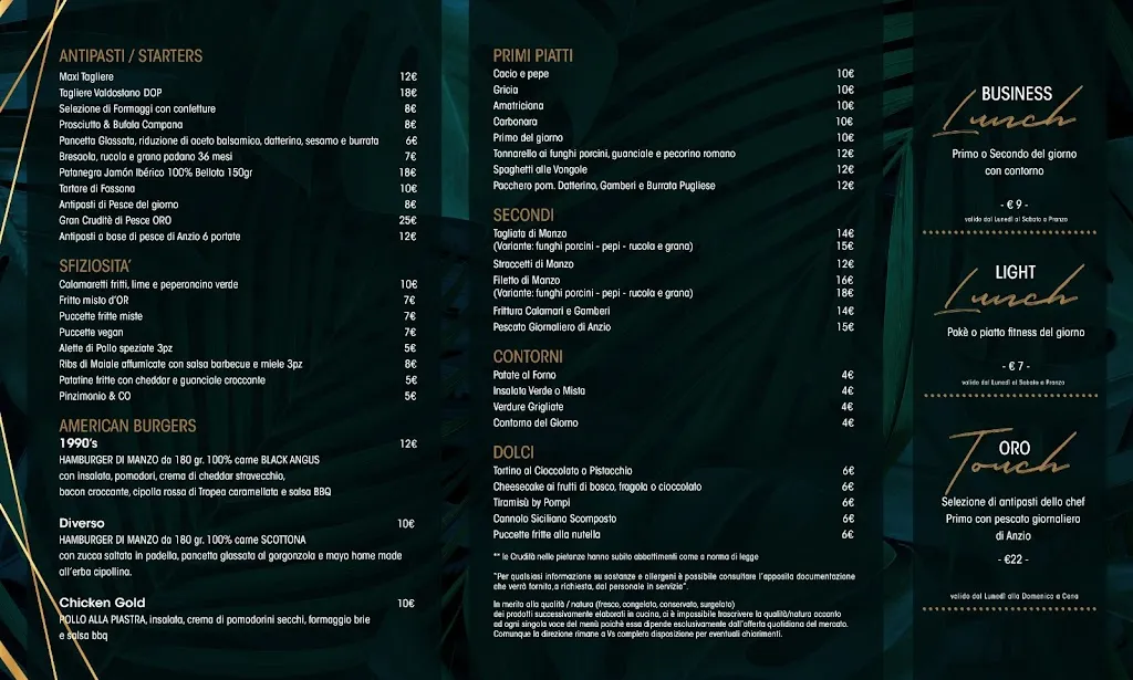 Menu_Oro Bistrò_Aprilia_image_1