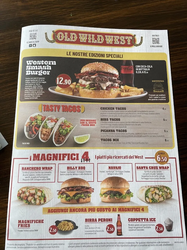 Menu_Old Wild West - Aprilia C.C. Aprilia2_Aprilia_image_4