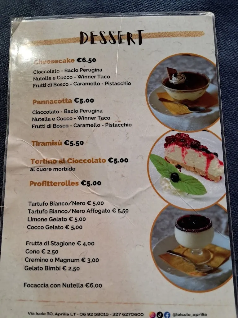 Menu_Pizzeria- Ristorante dal 1982 