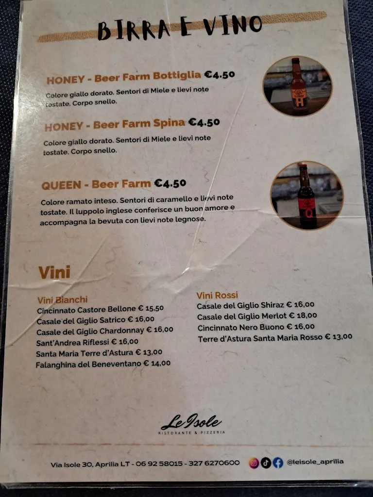 Menu_Pizzeria- Ristorante dal 1982 