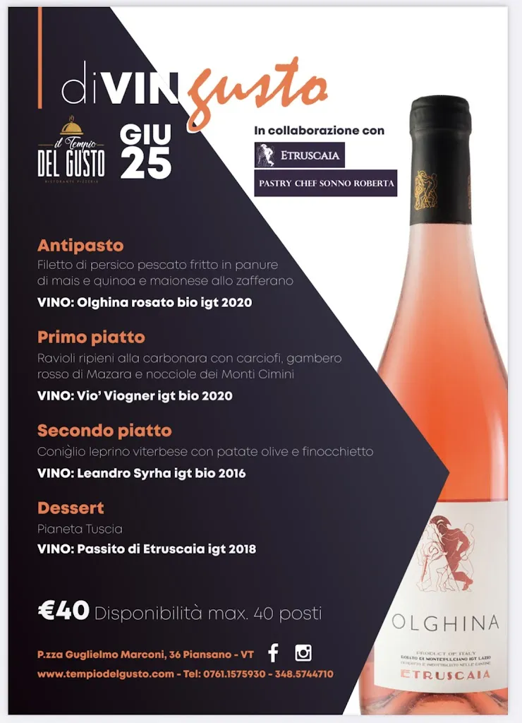 Menü_Il Tempio del Gusto_Arlena di Castro_Bild_3