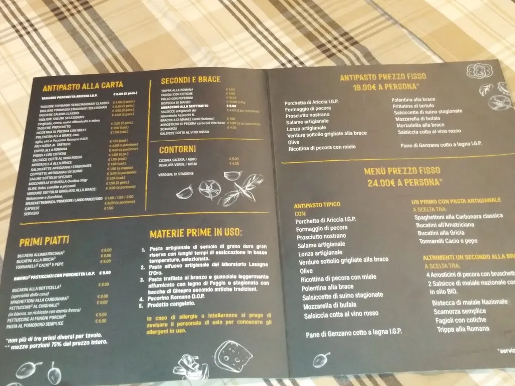 Menu_Osteria n°1_Ariccia_image_2