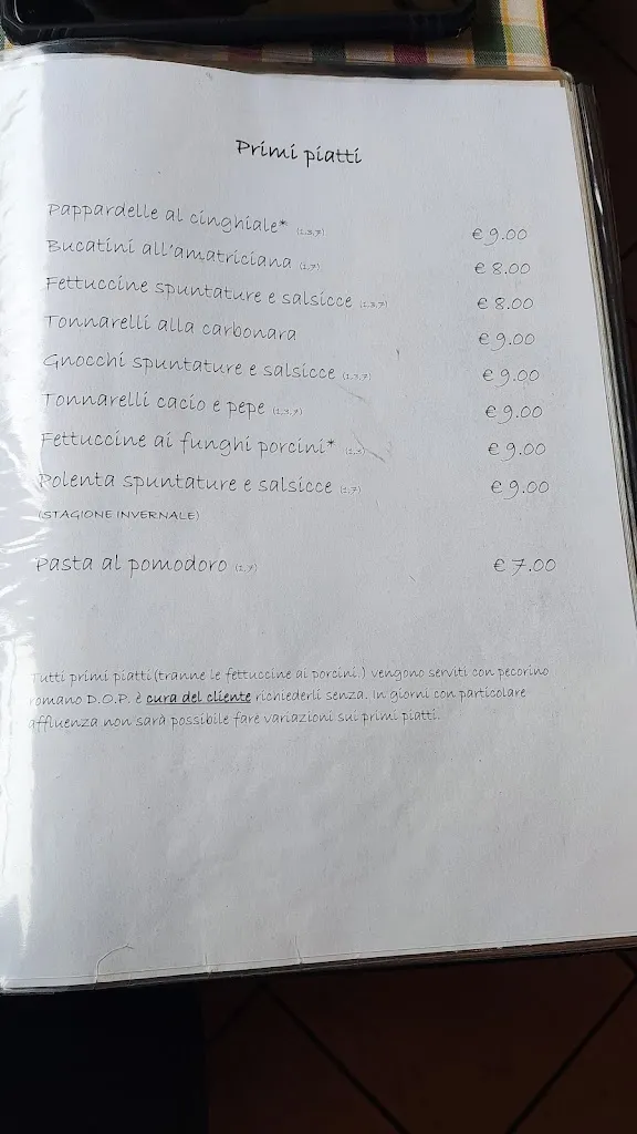 Menu_Osteria del Borgo_Ariccia_image_4