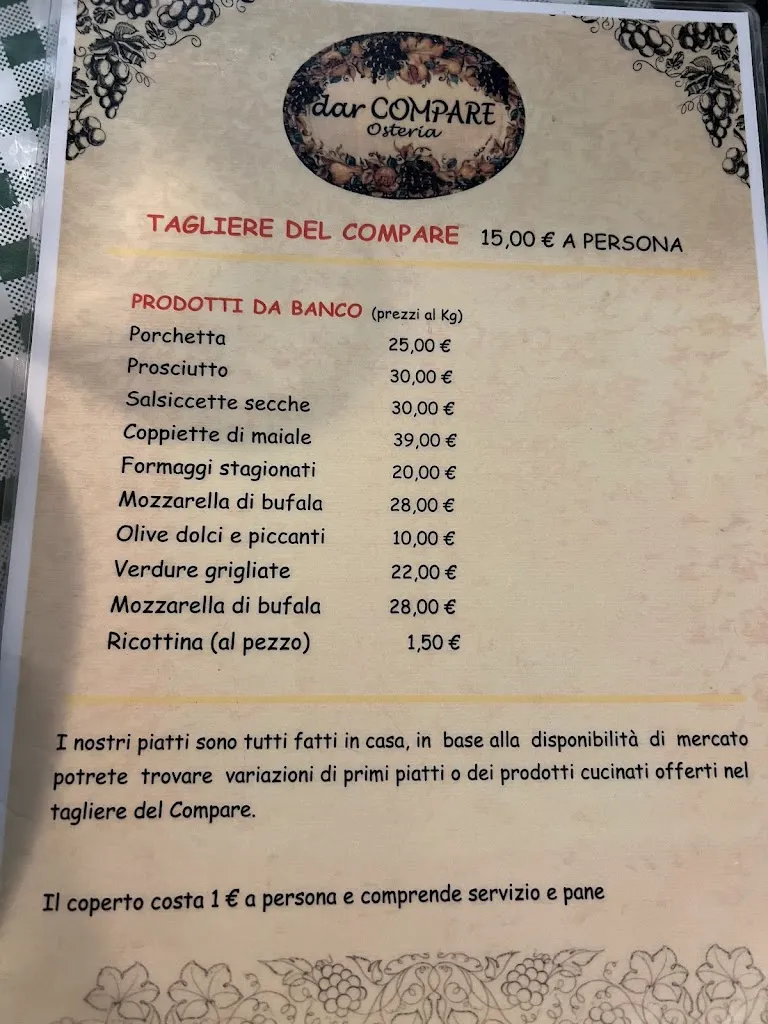Menu_Osteria Dar Compare_Ariccia_immagine_2