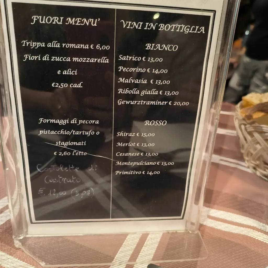 Menu_FRASCHETTA L'OSTE di ARICCIA_Ariccia_image_2