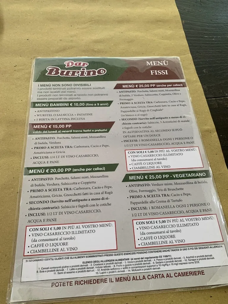 Menu_Fraschetta Dar Burino_Ariccia_image_3