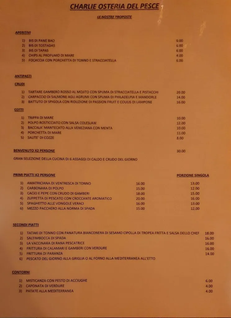 Menu_Da Charlie Osteria del Pesce_Ariccia_image_1
