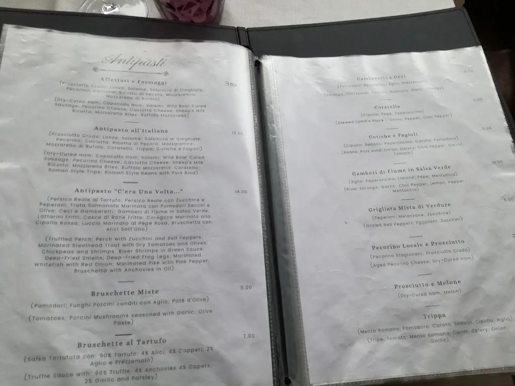 Menu_Ristorante Pizzeria C'era Una Volta_Ascrea_image_3