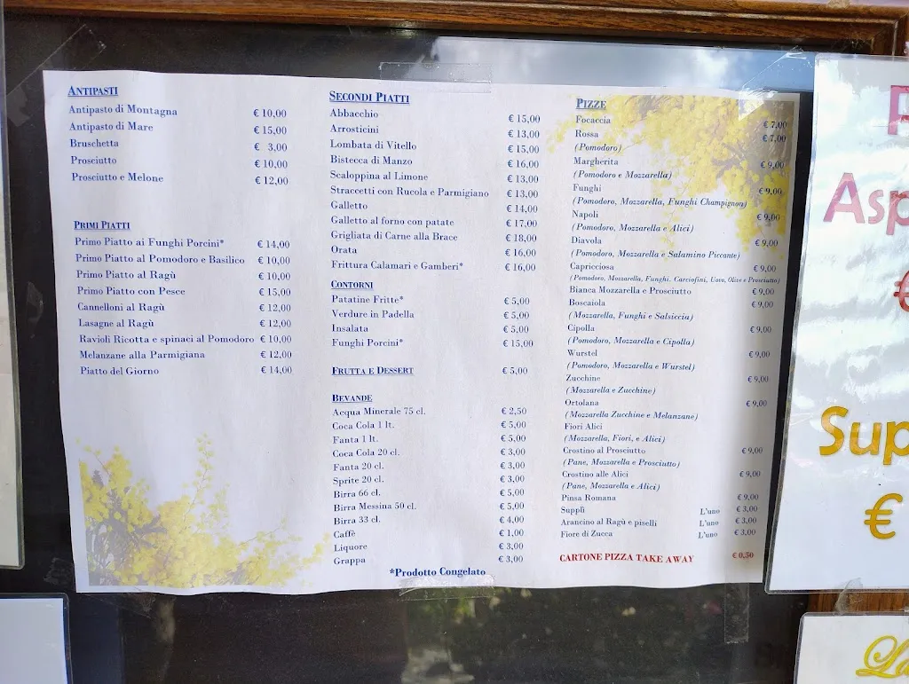 Menu_La Mimosa Ristorante Padel Pizzeria_Artena_image_2