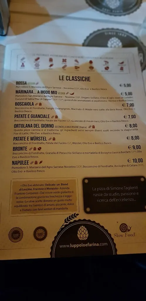 Menu_Luppolo e Farina from On The Road Since 1980_Arpino_image_1