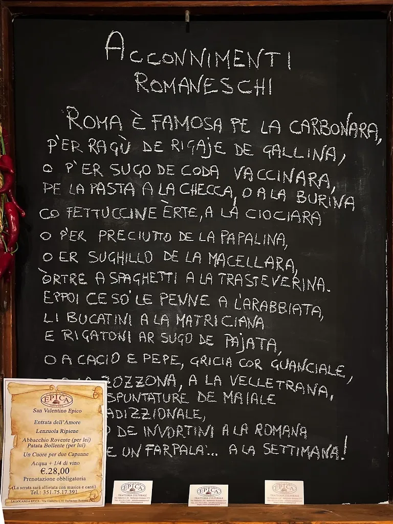 Menu_LOCANDA EPICA _Barbarano Romano_image_1