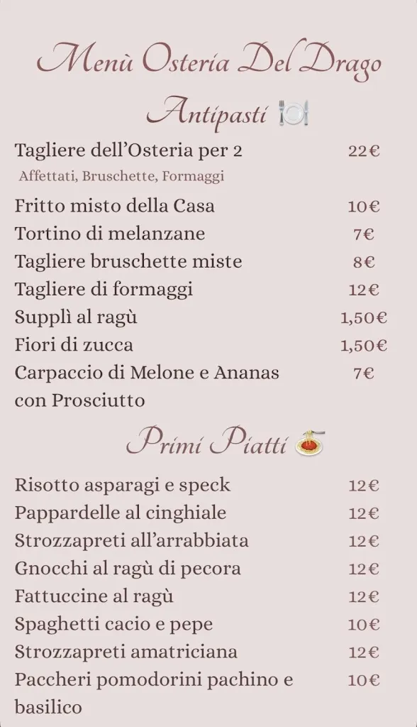 Menu_Osteria del Drago_Bassano in Teverina_image_1