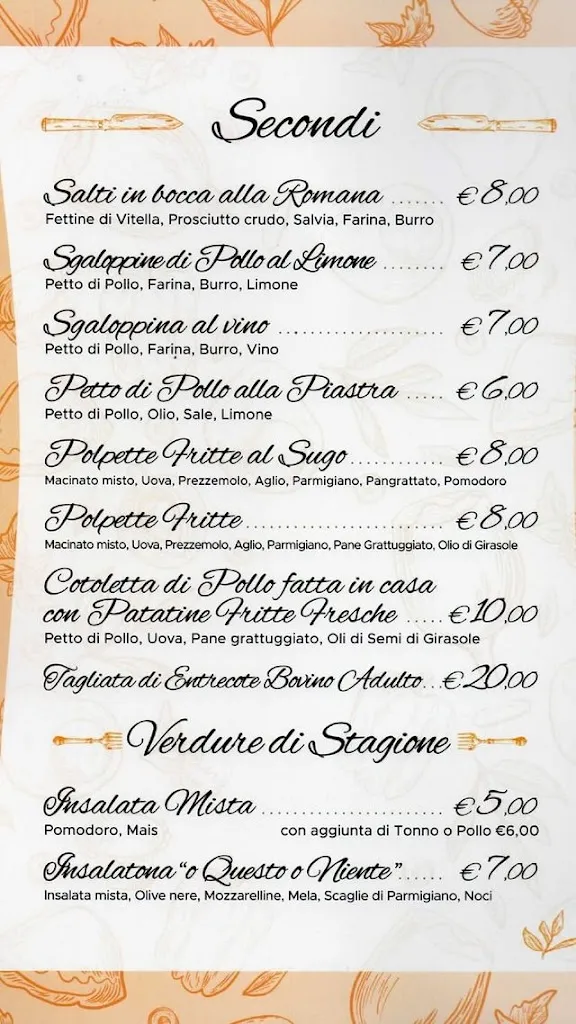 Menu_O Questo o Niente - Trattoria Bassano Romano_Bassano Romano_image_2