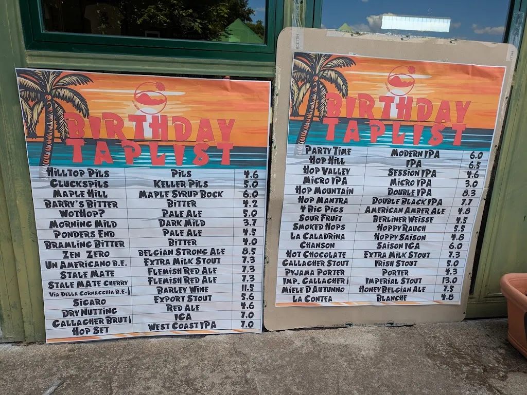 Menu_Hilltop Brewery_Bassano Romano_image_2