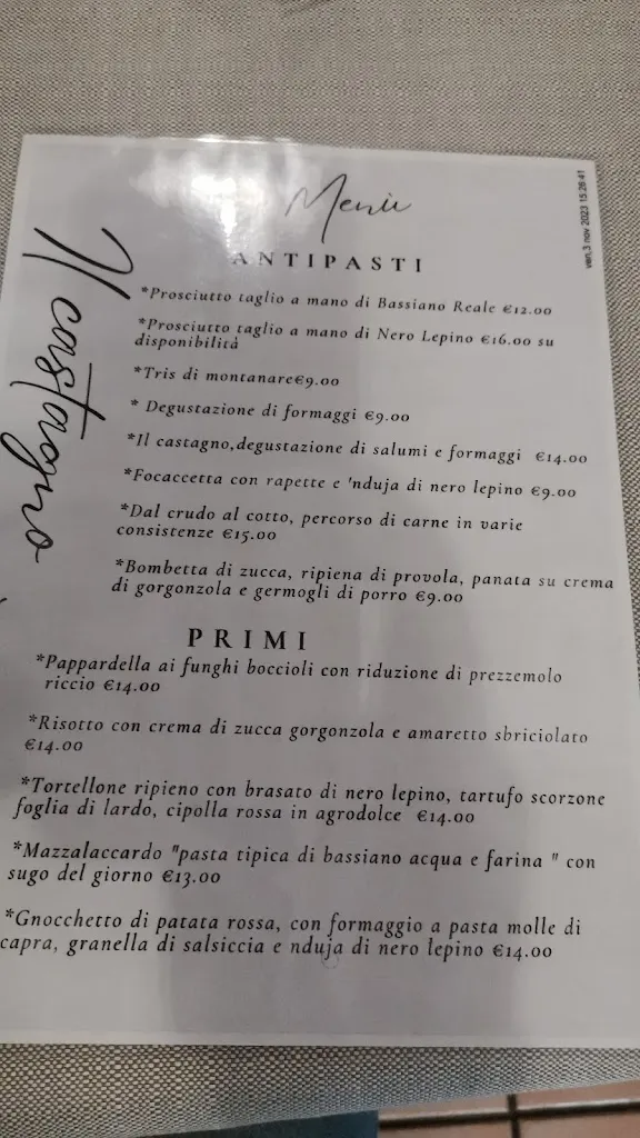 Menu_Ristorante Il Castagno_Bassiano_image_4