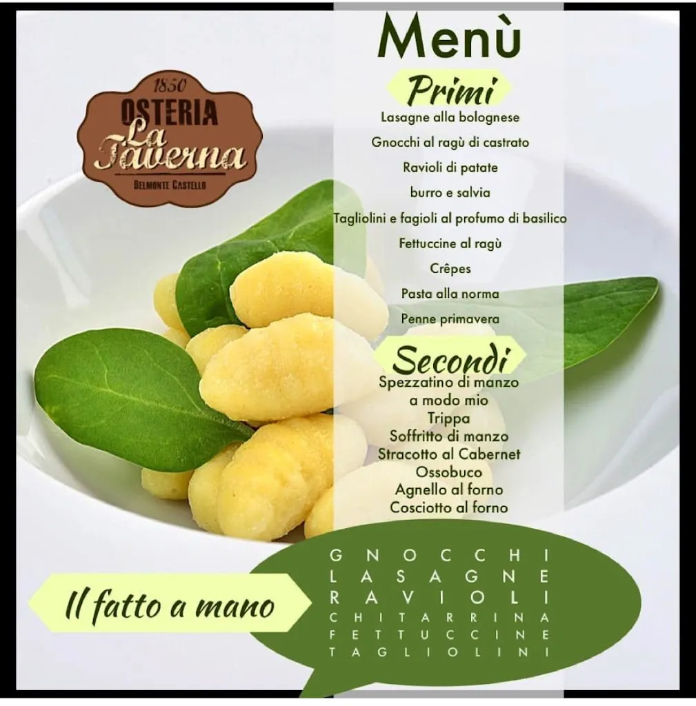 Menu_OSTERIA LA TAVERNA_Belmonte Castello_immagine_1