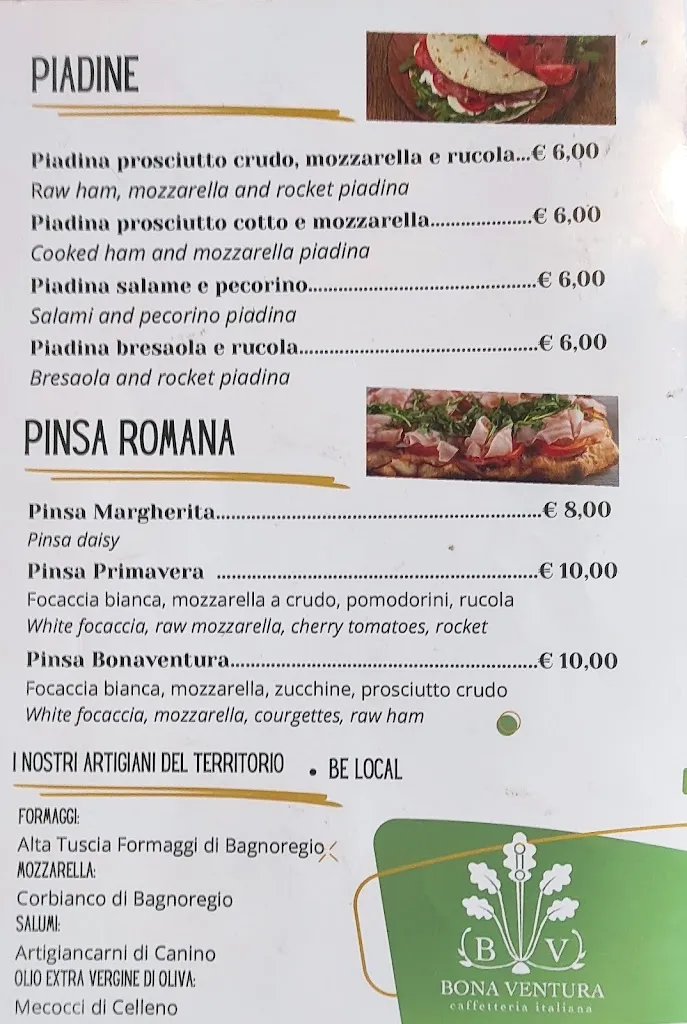 Menu_Bona Ventura Caffetteria Italiana_Bagnoregio_image_2