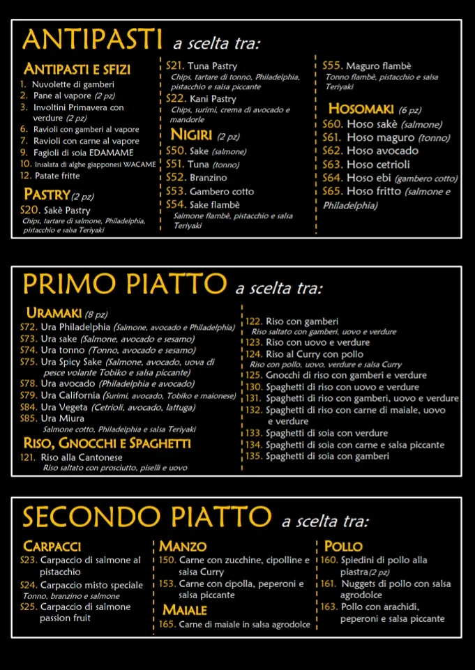 Menu_LE VIE DEL WEST - Sushi Wang-Ristorante cinese e giapponese_Bagnoregio_image_2
