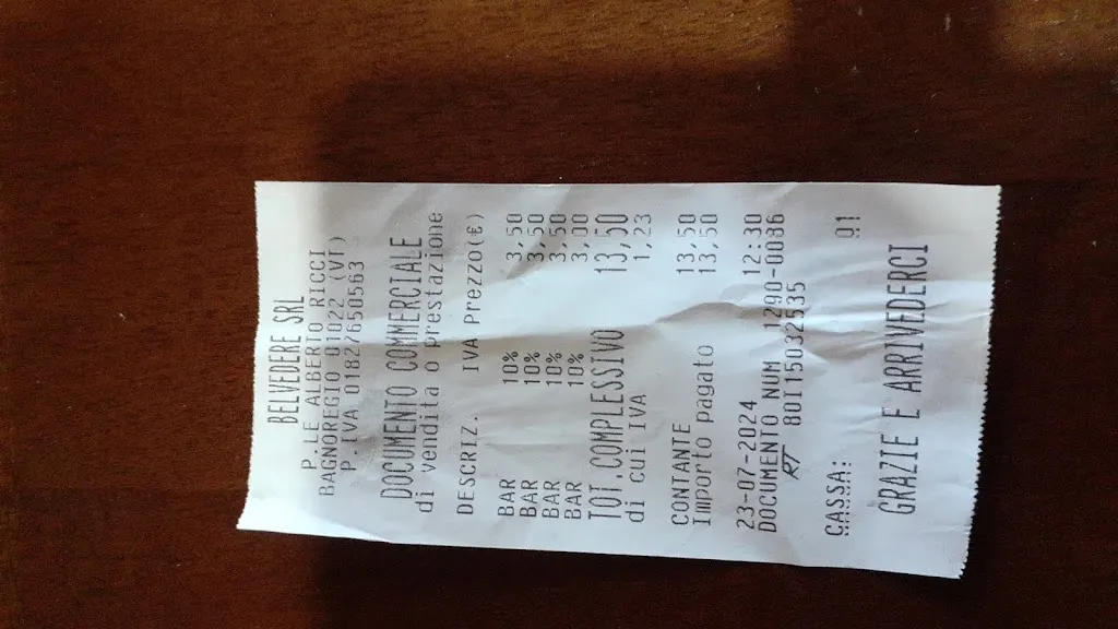 Moris Primo_Caffè Belvedere_Bagnoregio_review