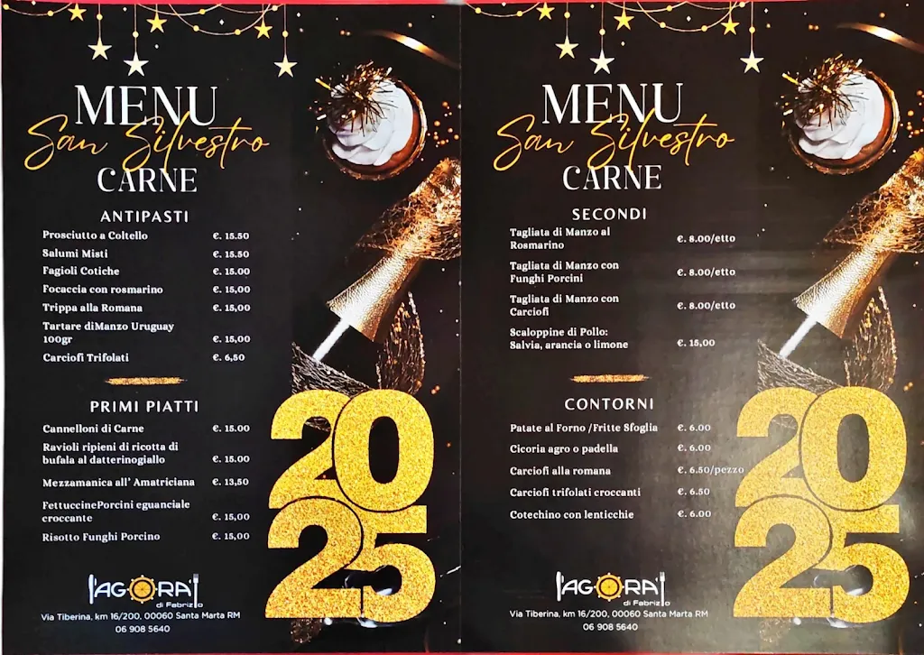 Menu_Ristorante Agorà di Fabrizio Santa Marta Capena _Bivio di Capanelle_image_1