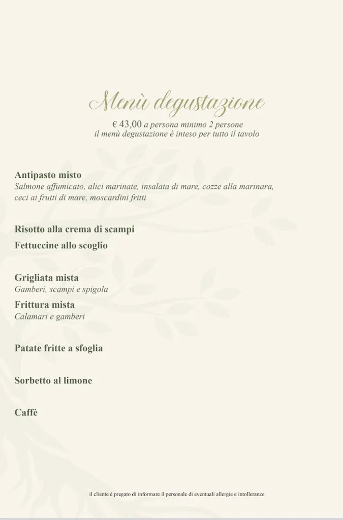 Menu_Il Giardino Degli Ulivi - Ristorante_Bivio di Capanelle_image_1