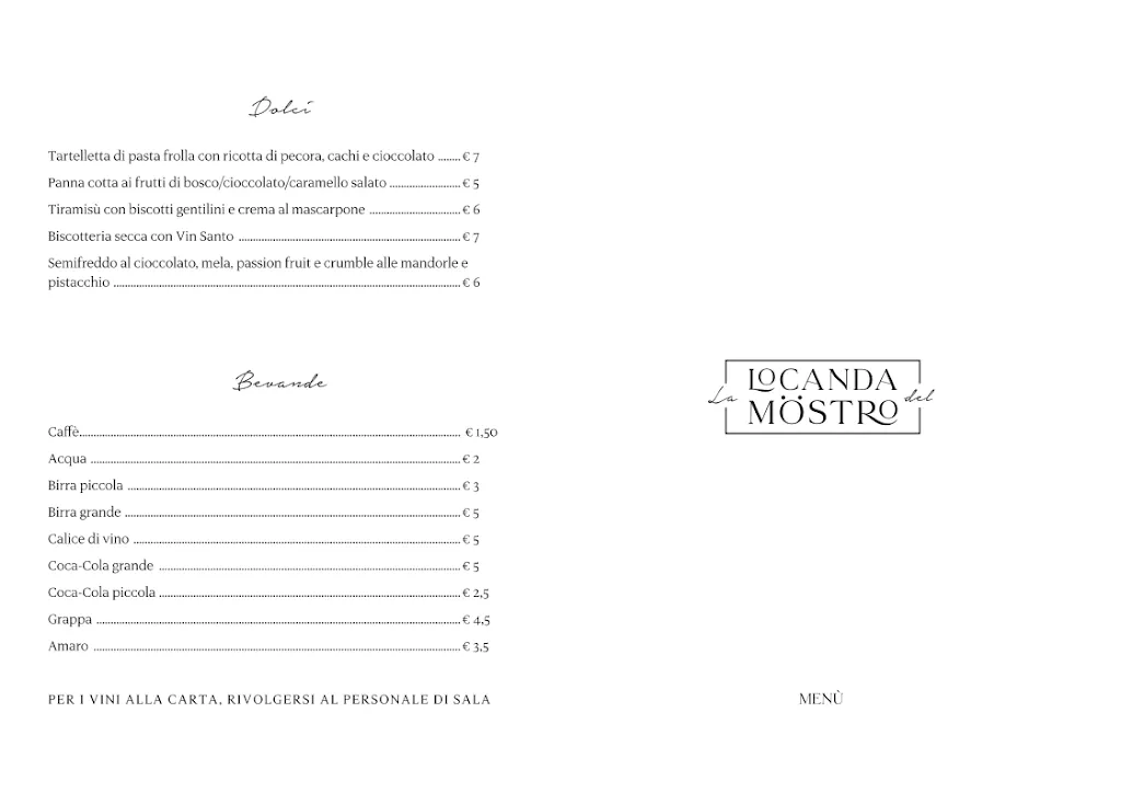 Menü_La Locanda del Mostro_Bomarzo_Bild_3