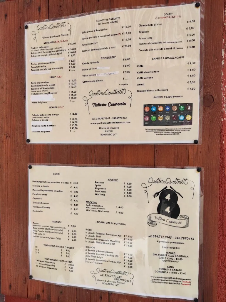 Menu_Trattoria Quattroequattrotto_Bomarzo_image_2