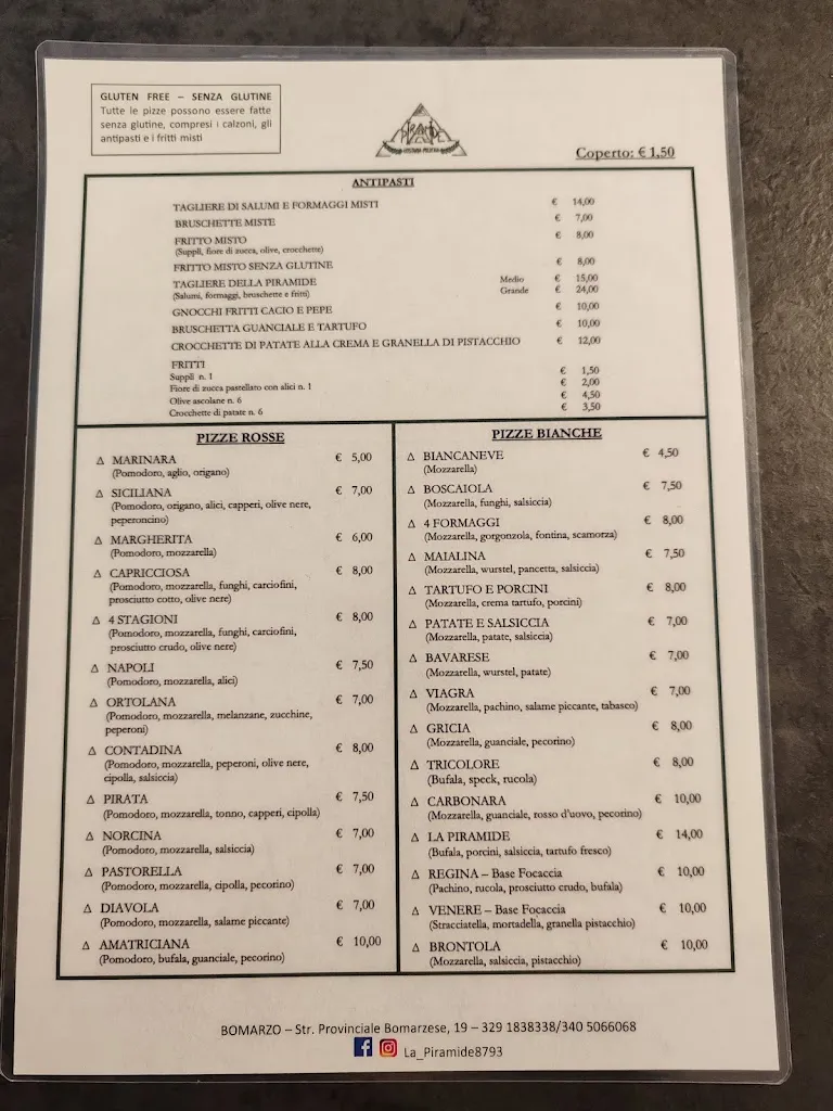 Menu_La Piramide Hostaria Pizzeria_Bomarzo_immagine_2