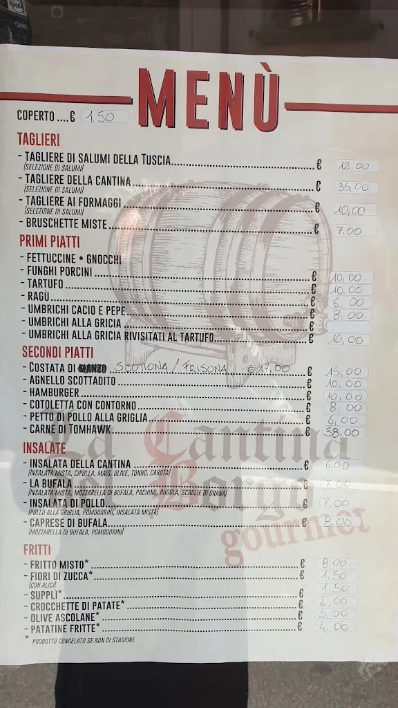 Menu_The Town Canteen_Bomarzo_image_1