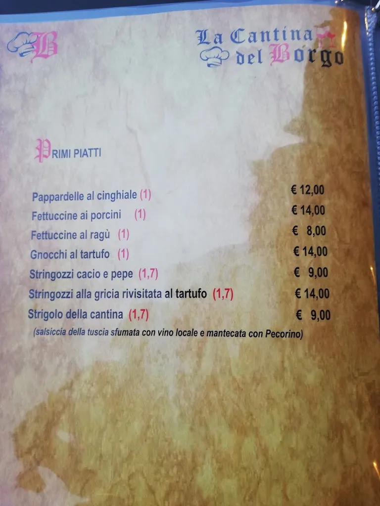Menu_The Town Canteen_Bomarzo_image_4