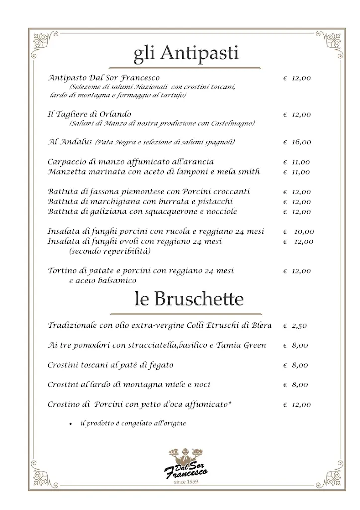 Menu_Ristorante Dal Sor Francesco Locanda B&B_Blera_image_2