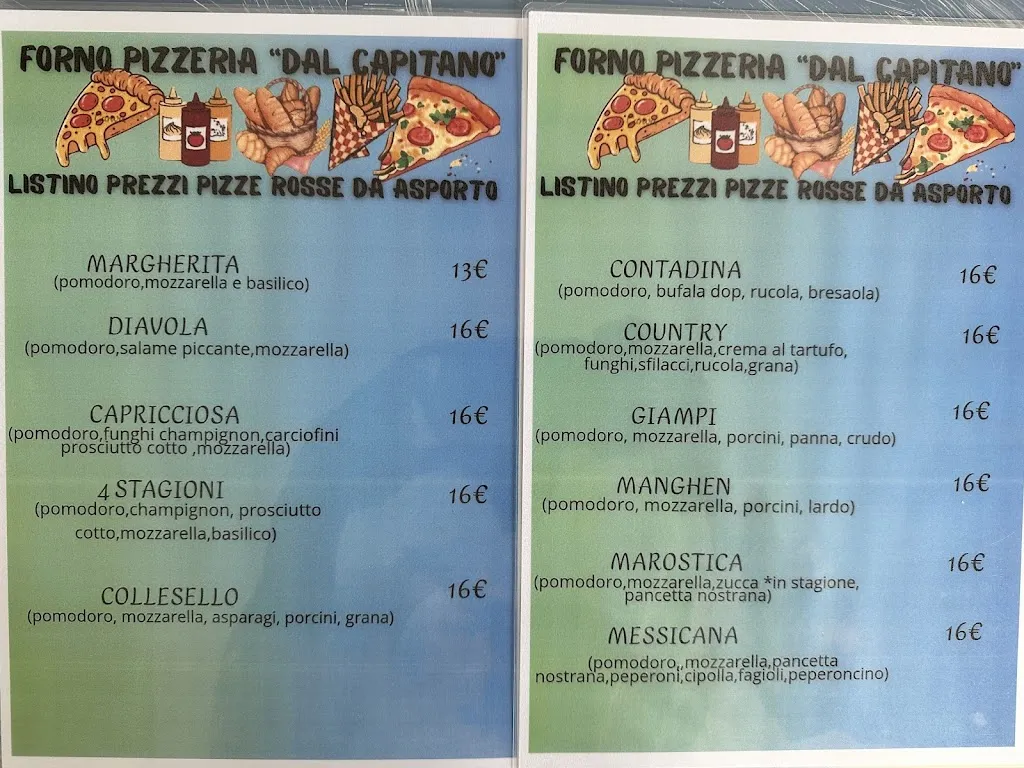 Menu_Forno Pizzeria Dal Capitano_Borgo Grappa_immagine_1