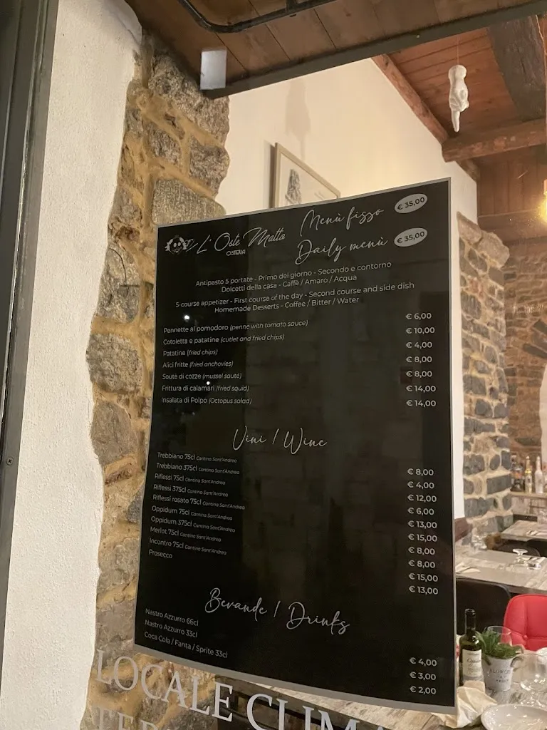 Menü_L’Oste Matto_Borgo Hermada_Bild_1