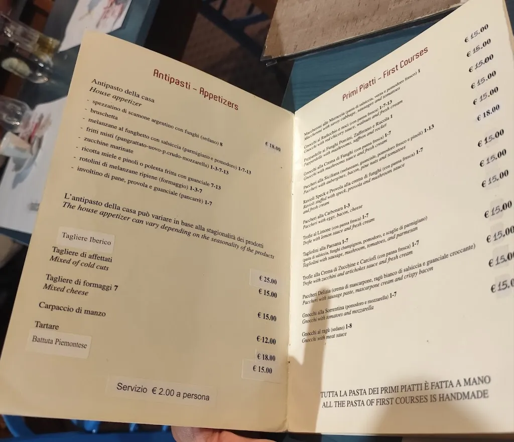 Menu_Hosteria Le Muraccia_Borgo Hermada_image_1