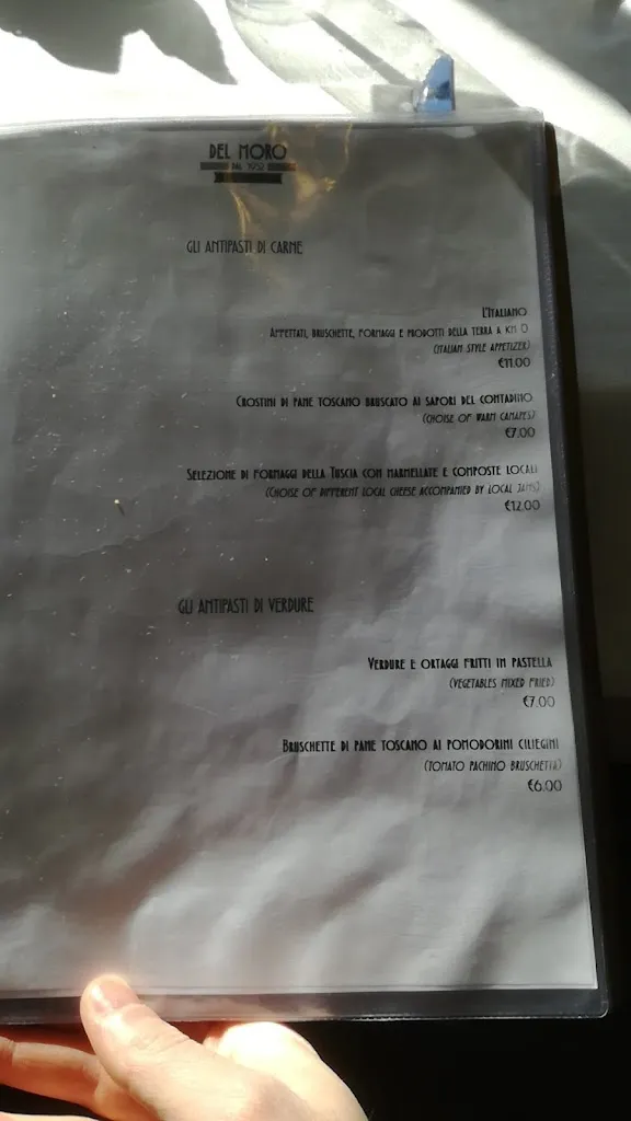 Menü_Trattoria del Moro_Bolsena_Bild_3