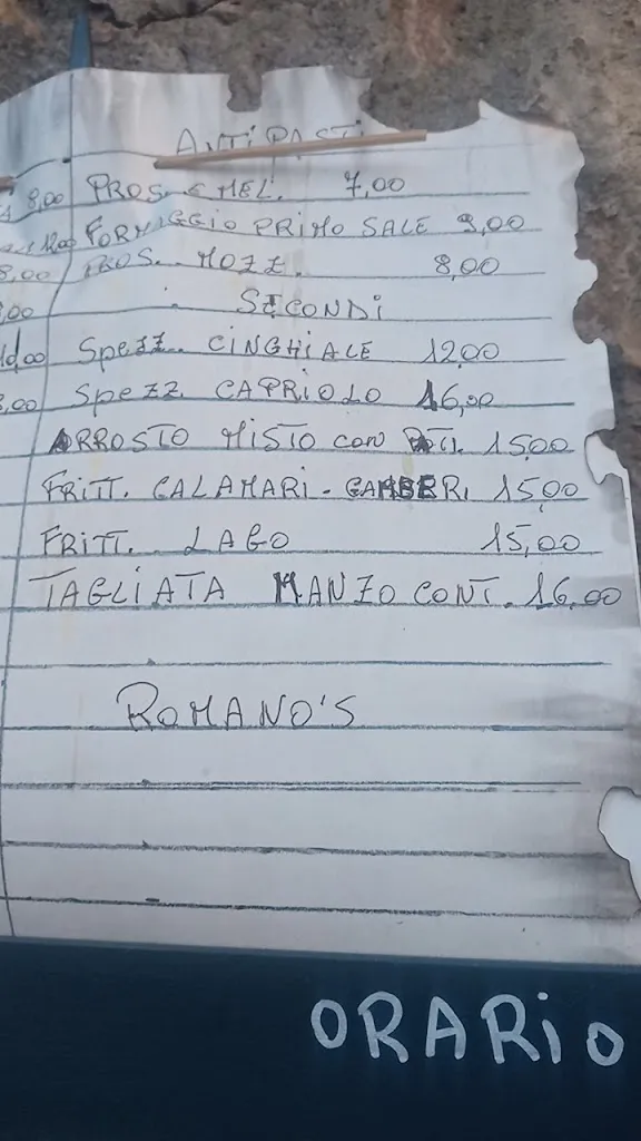 Menu_Romano's RistoBirreria-Pizzeria - bar_Bolsena_image_4